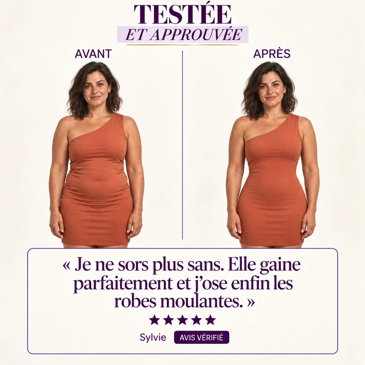 Culotte Gainante Taille Haute - Compression 360°